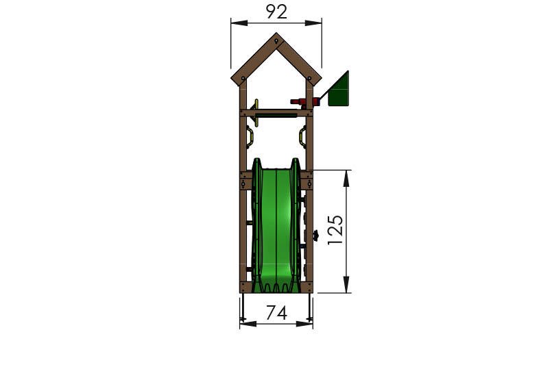 802 202 Jungle Patio dimensions front