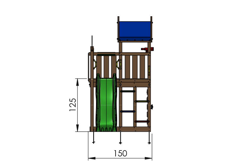 803 202 Jungle Nomad dimensions front